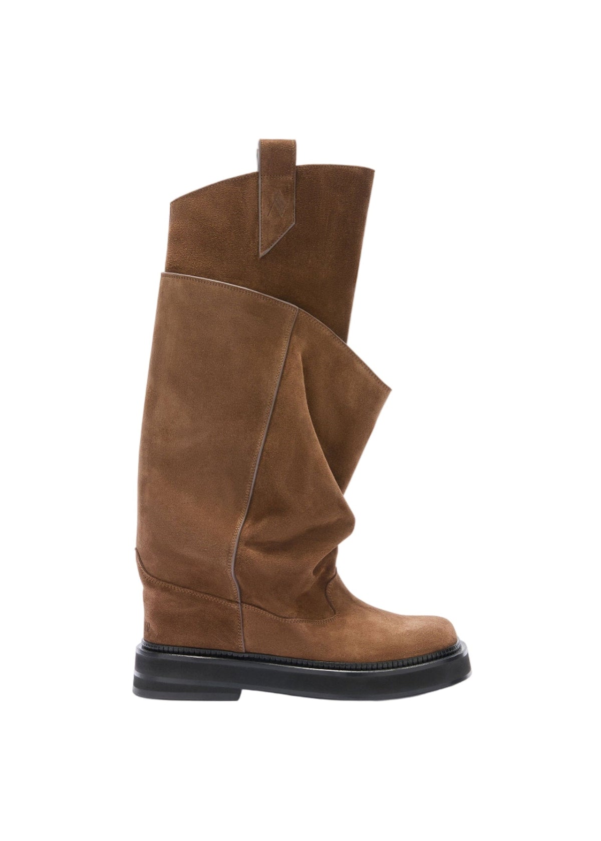 The Attico // "Passeggiata" Combat Boot Suede / Brown Womens The Attico 