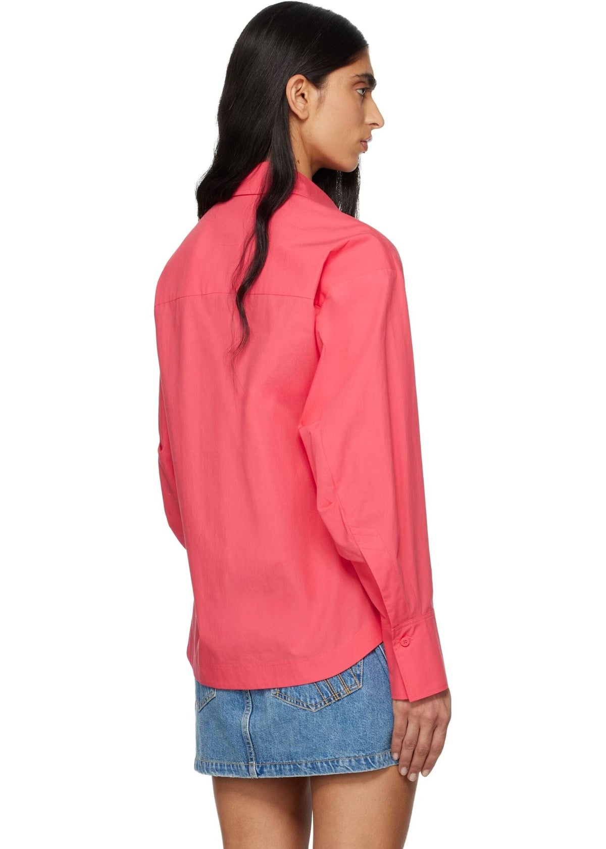 The Attico // Shirt Cotton Popeline / Coral Womens The Attico 