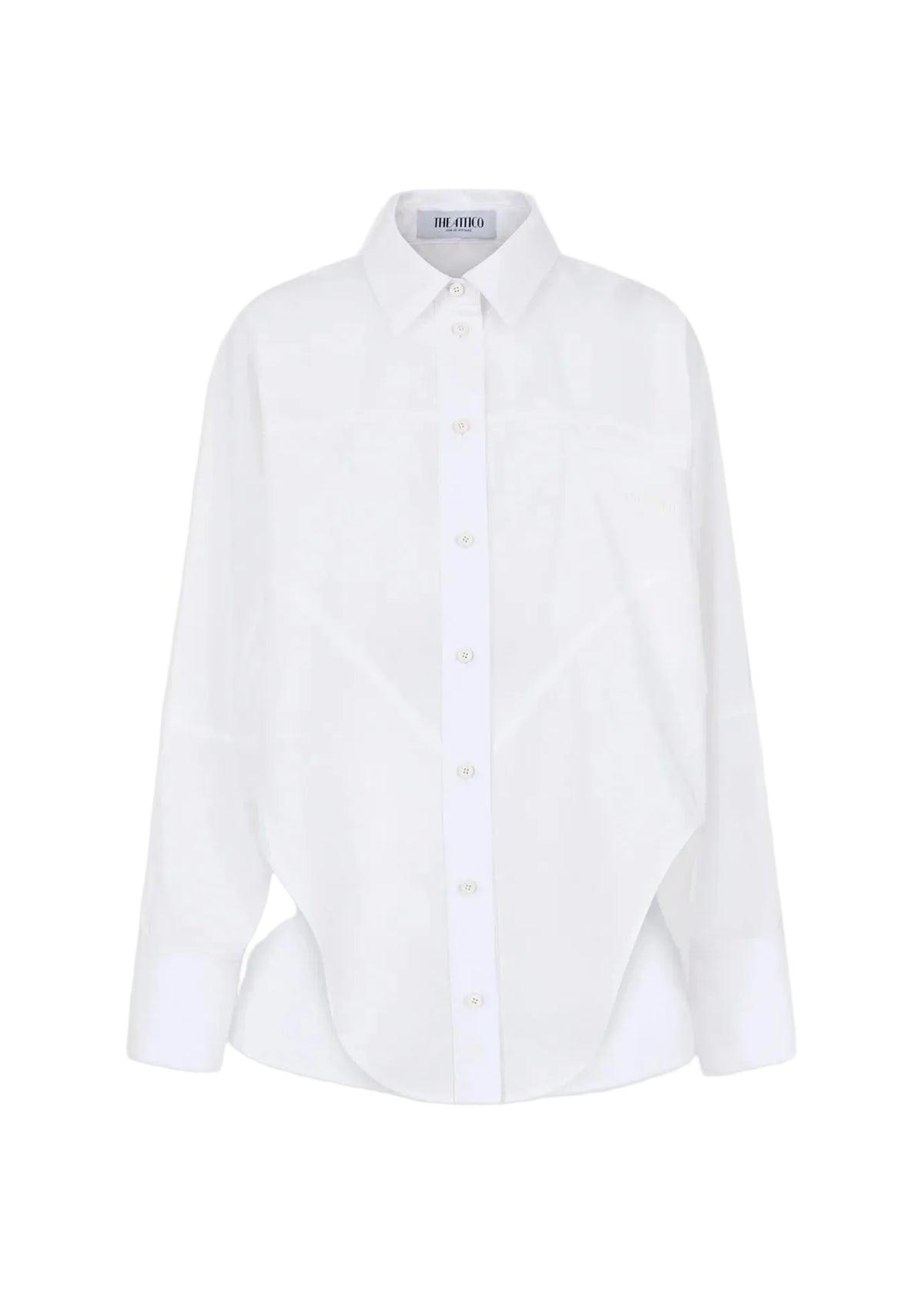 The Attico // Shirt Cotton Popeline / White Womens The Attico 