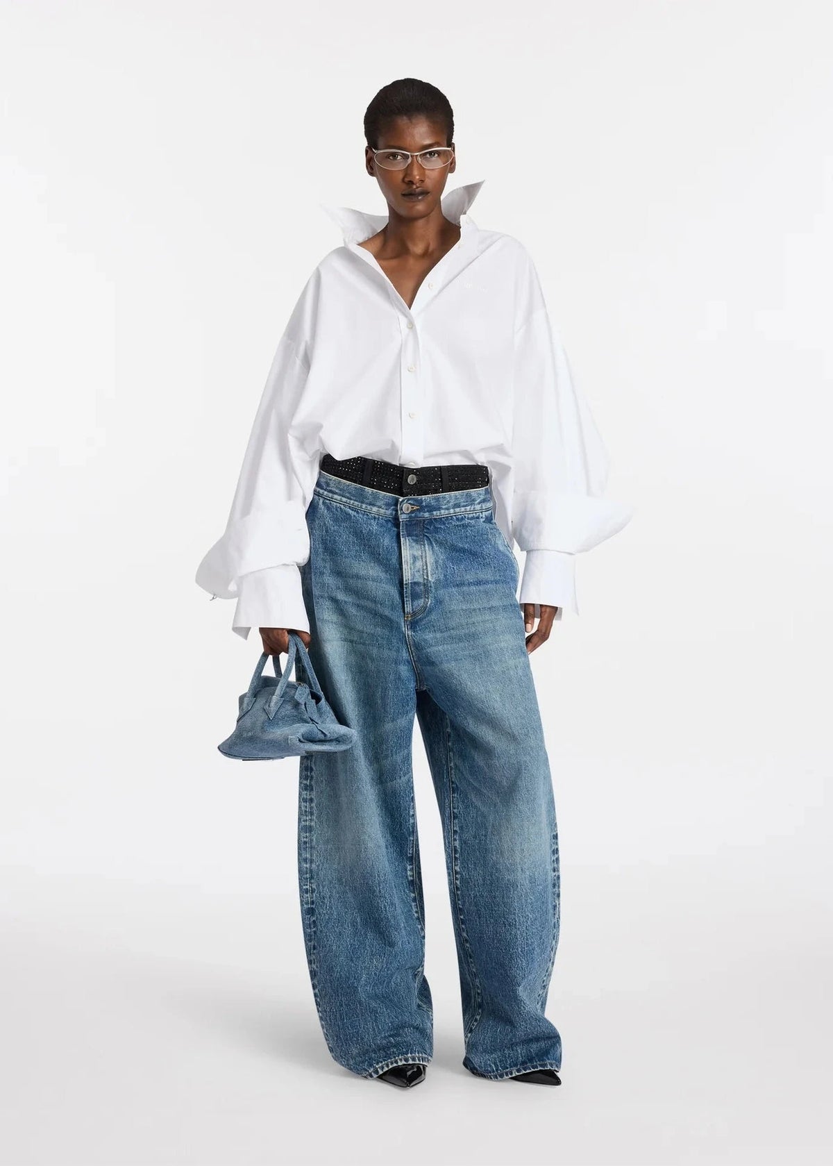 The Attico // Shirt Cotton Poplin / White Womens The Attico 