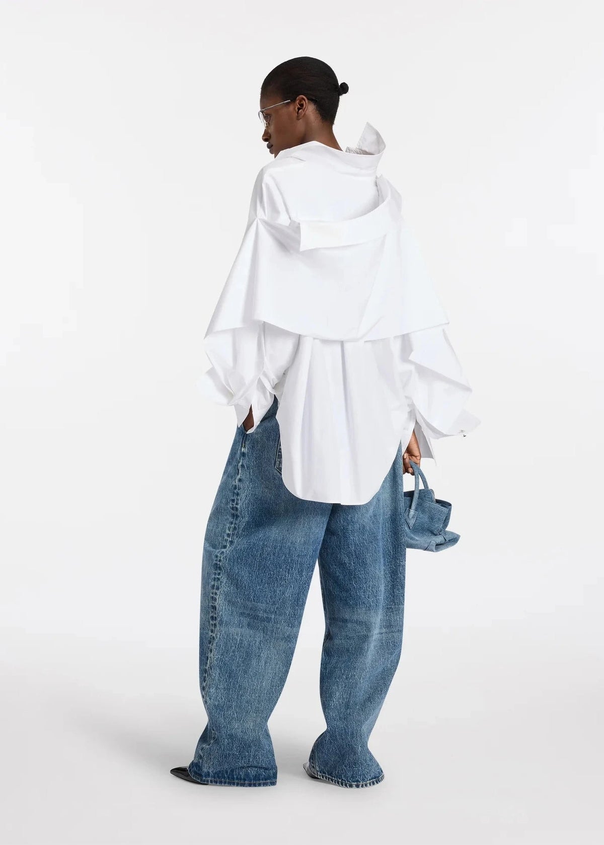 The Attico // Shirt Cotton Poplin / White Womens The Attico 
