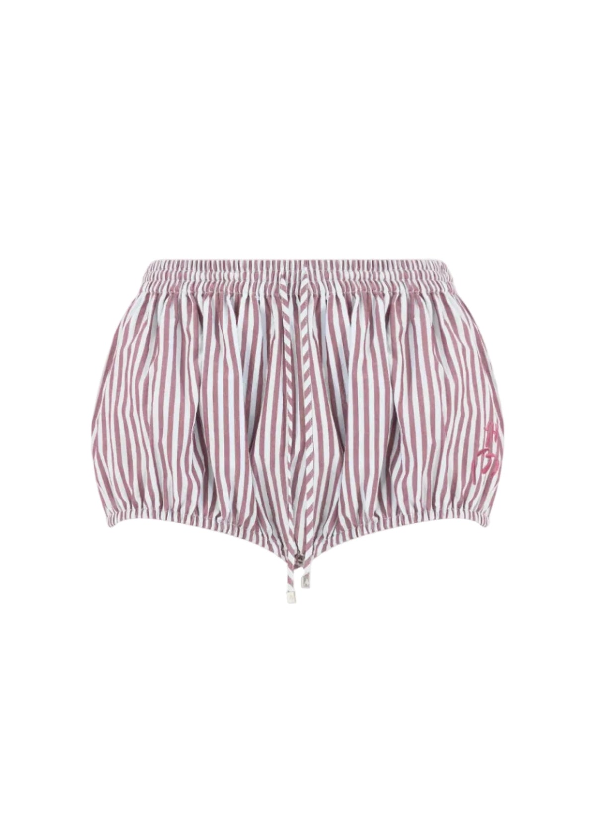 The Attico // Short Pant Striped Popeline / Multicolor V1 Womens The Attico 
