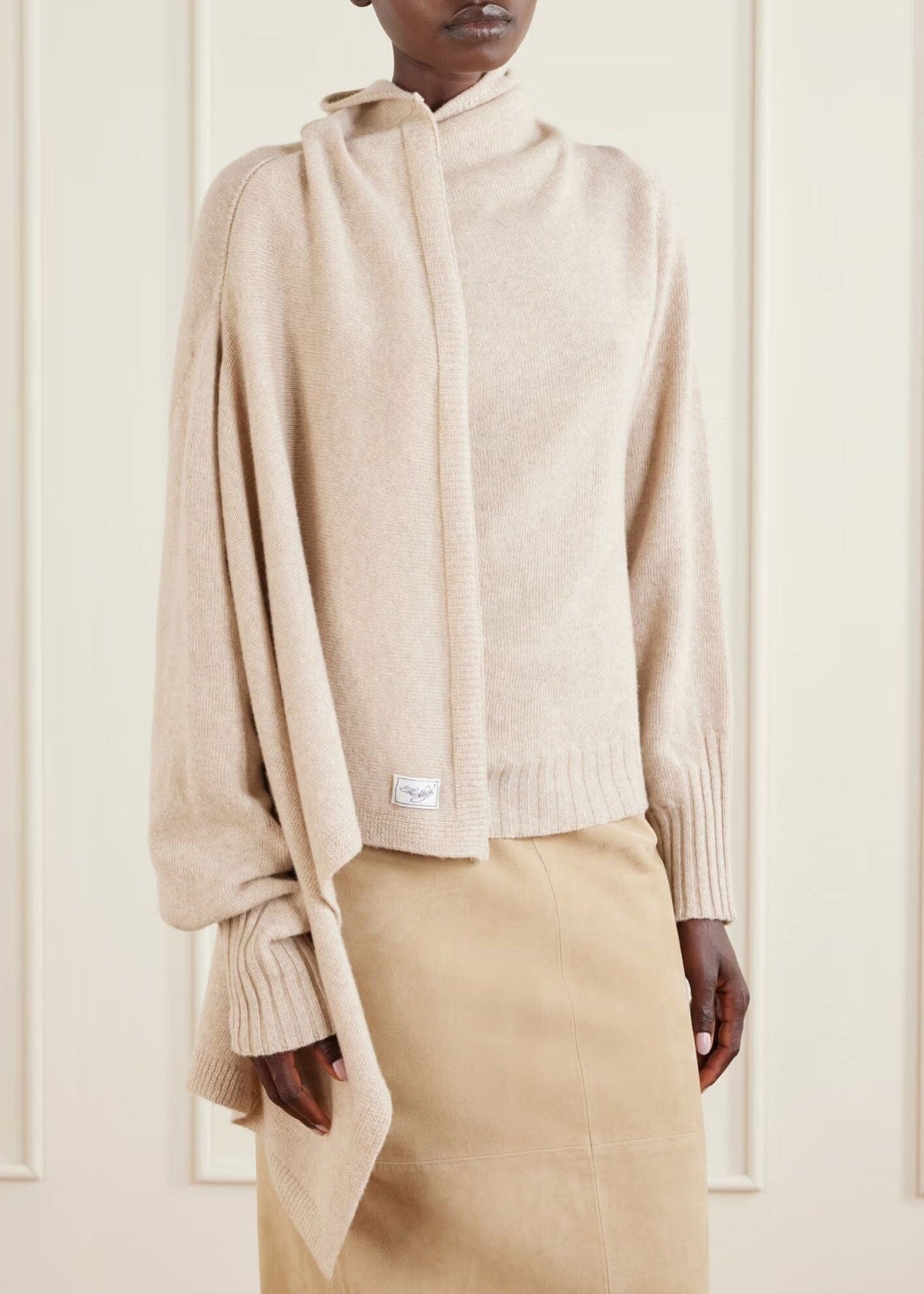 The Attico // Sweater Wool / Beige Womens The Attico 