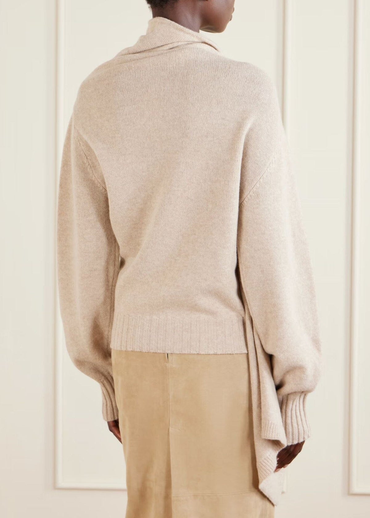 The Attico // Sweater Wool / Beige Womens The Attico 