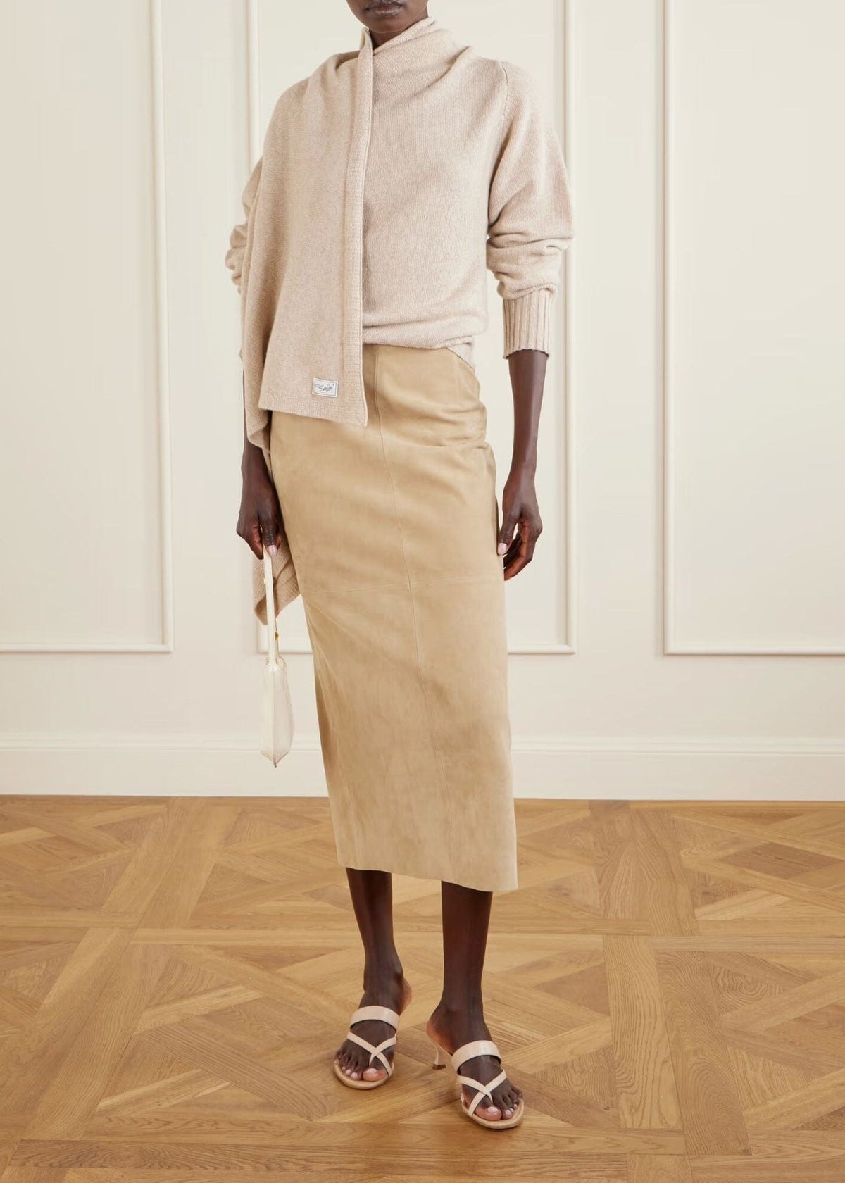 The Attico // Sweater Wool / Beige Womens The Attico 