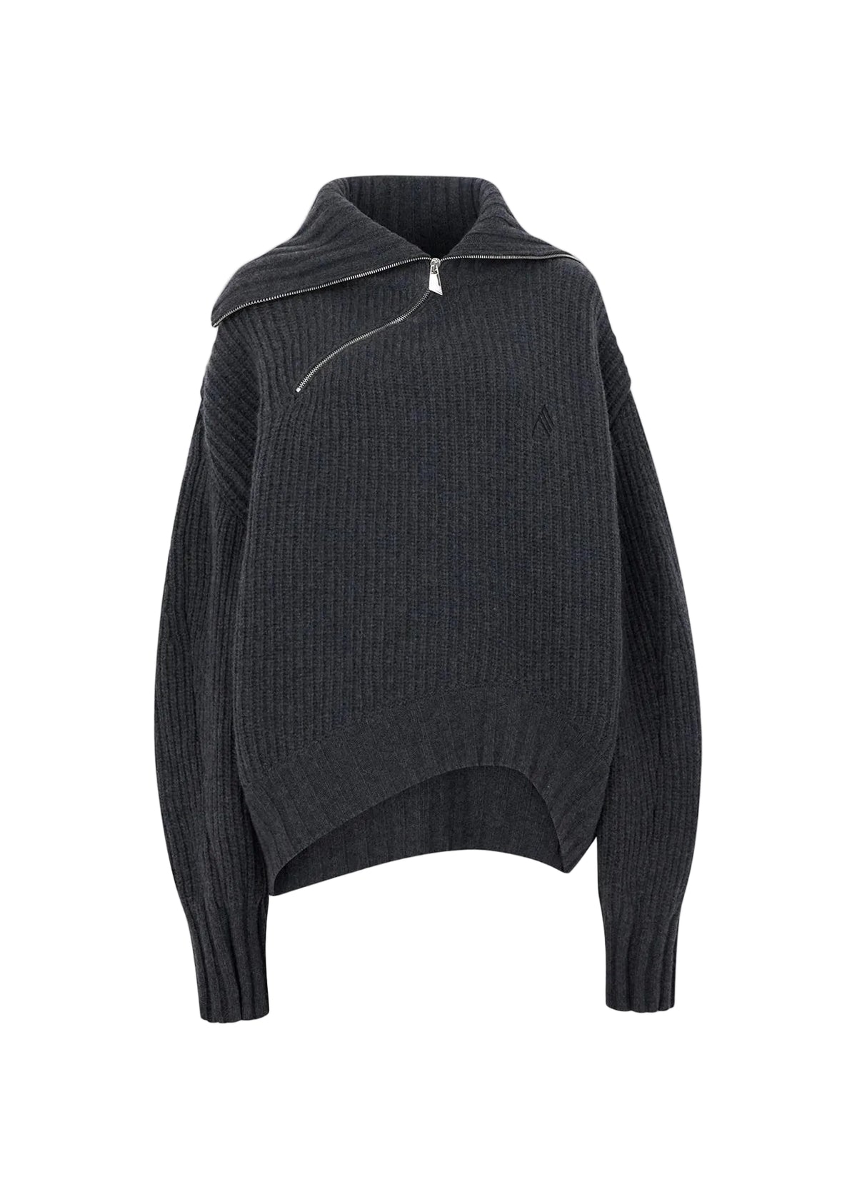 The Attico // Sweater Wool Cashmere / Dark Grey Womens The Attico 