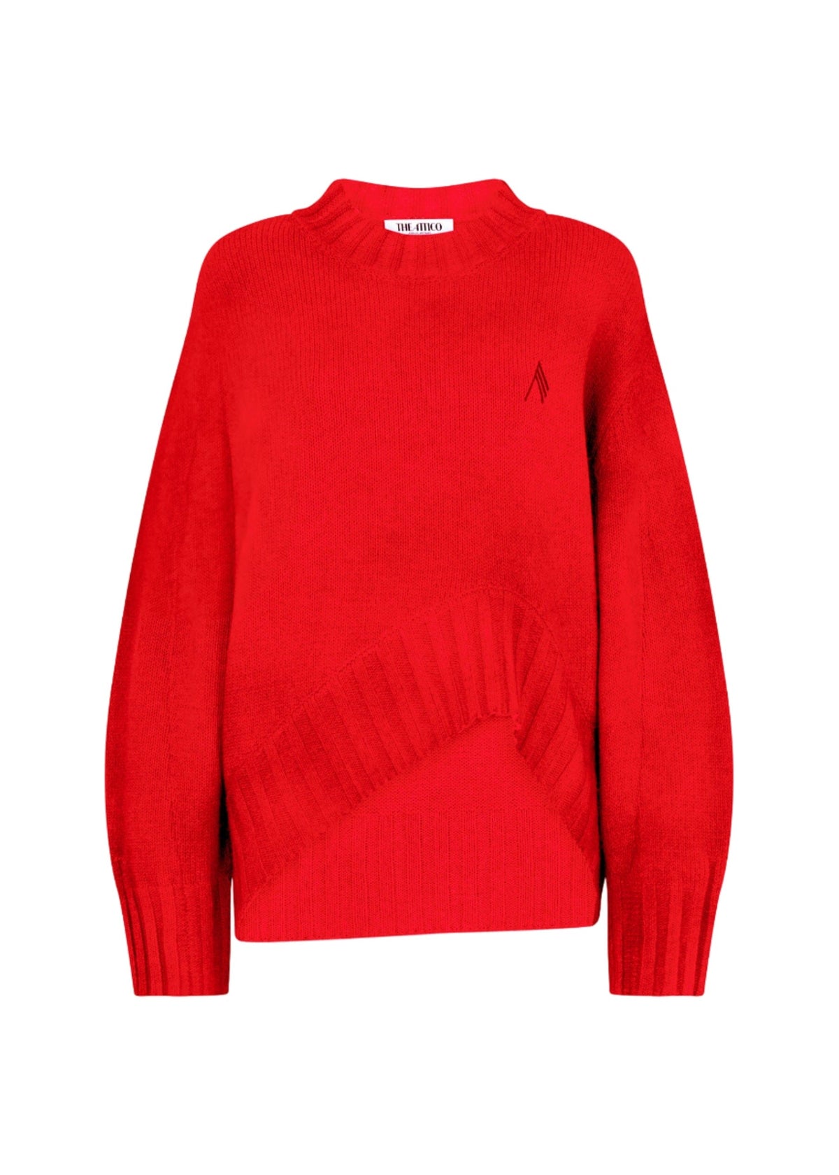 The Attico // Sweater Wool Cashmere / Red Womens The Attico 