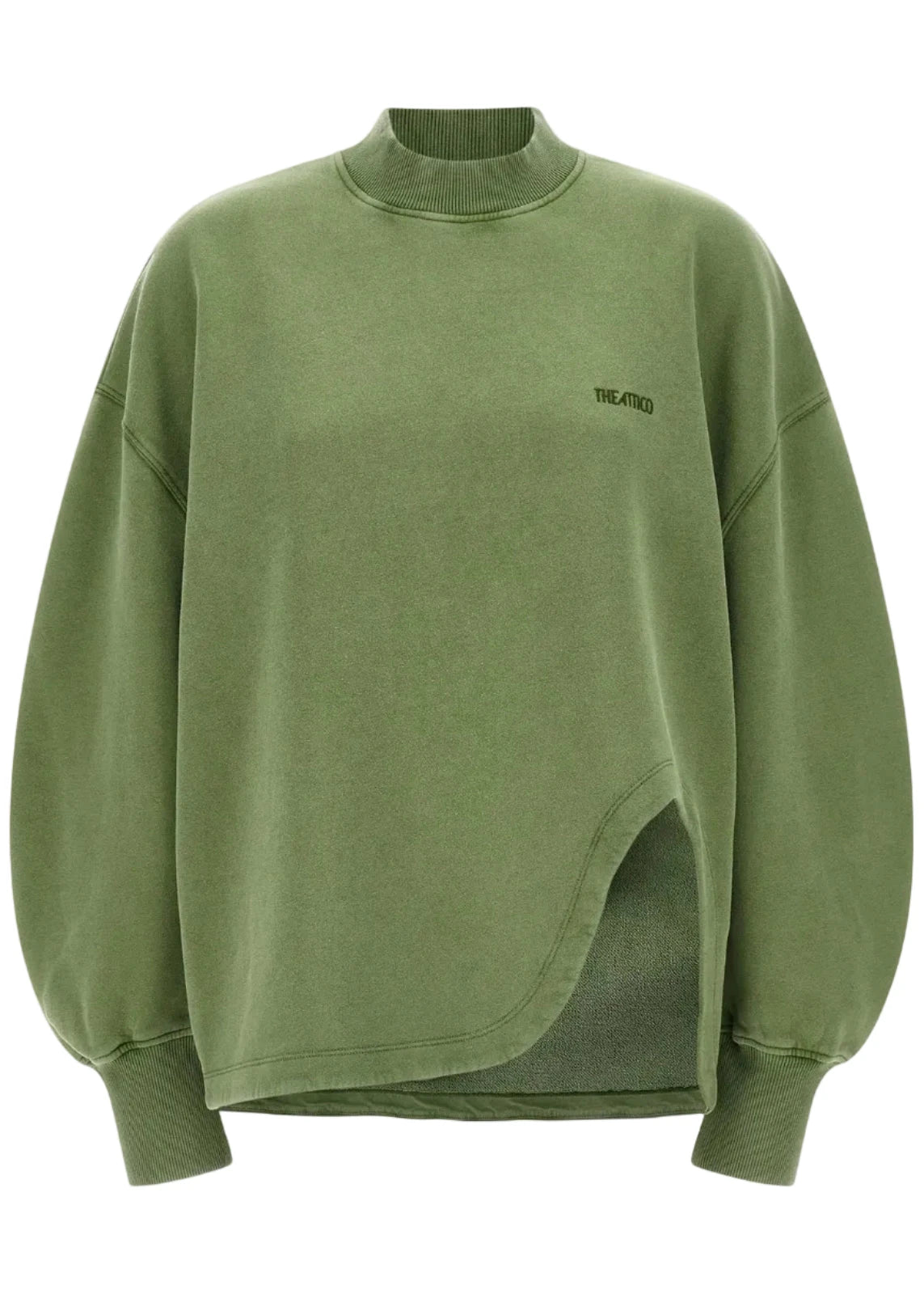 The Attico // Sweatshirt American Fleece / Green Womens The Attico 