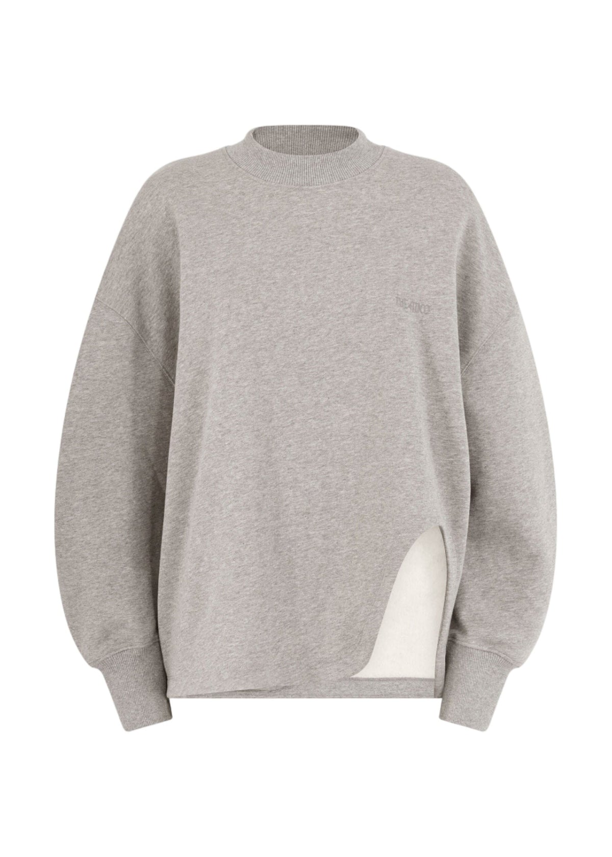The Attico // Sweatshirt American Fleece / Light Grey Melange Womens The Attico 