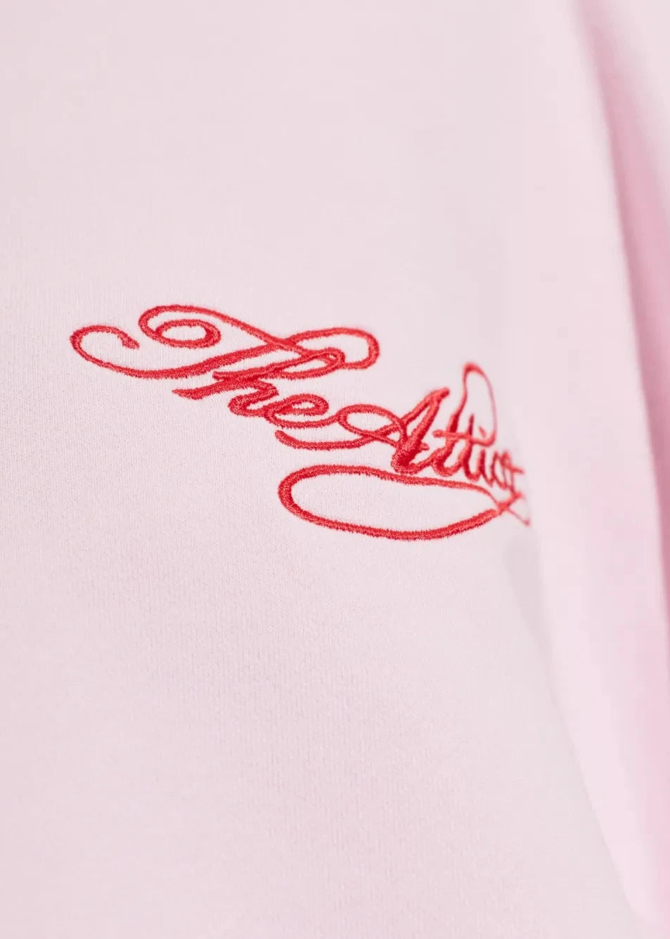 The Attico // Sweatshirt American Fleece / Light Pink Womens The Attico 