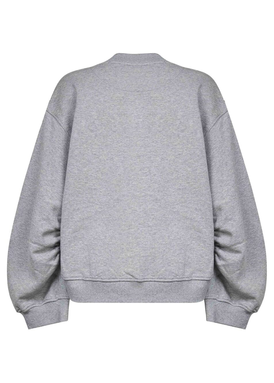 The Attico // Sweatshirt V Neck American Fleece / Light Grey Melange Womens The Attico 