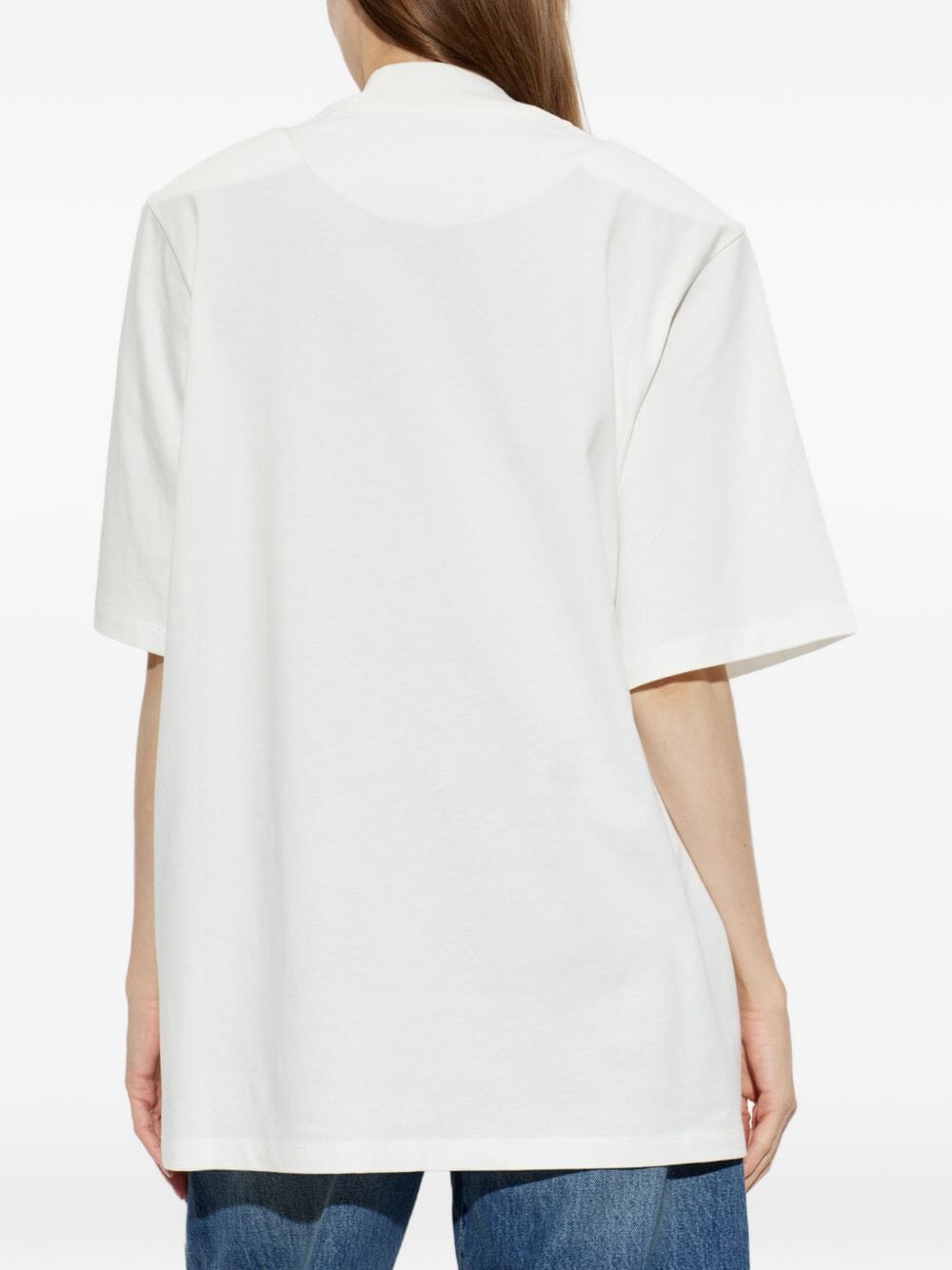 The Attico // T-Shirt Light Jersey / White Womens The Attico 