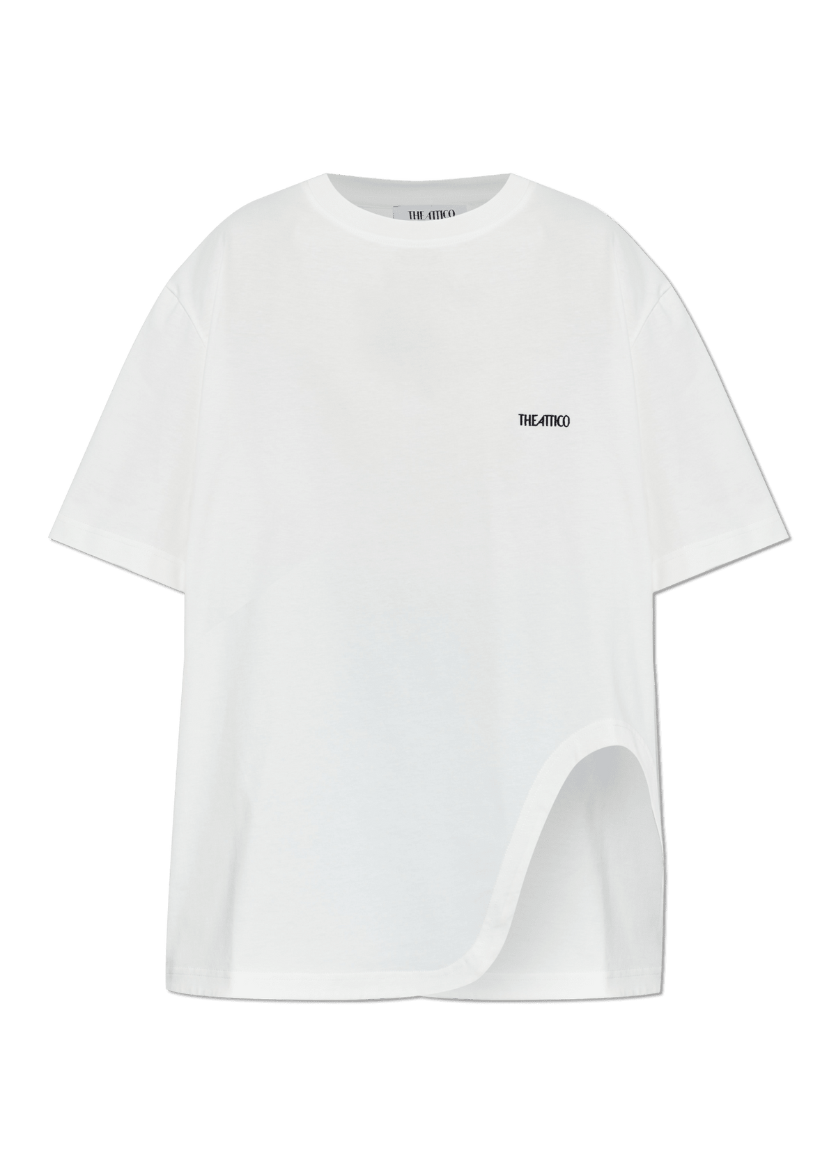 The Attico // T-Shirt Light Jersey / White Womens The Attico 