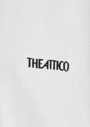 The Attico // T-Shirt Light Jersey / White Womens The Attico 