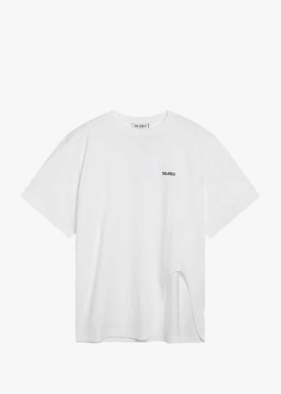 The Attico // T-Shirt Light Jersey / White Womens The Attico 