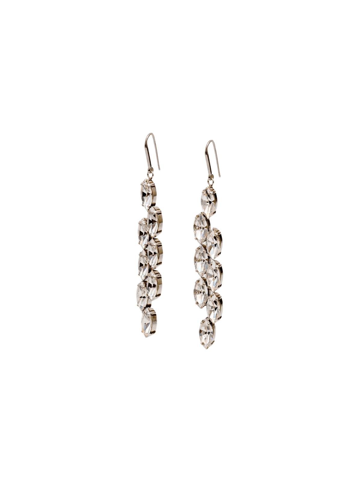 The Embrace Earrings / Transparent &amp; Silver Womens Isabel Marant 