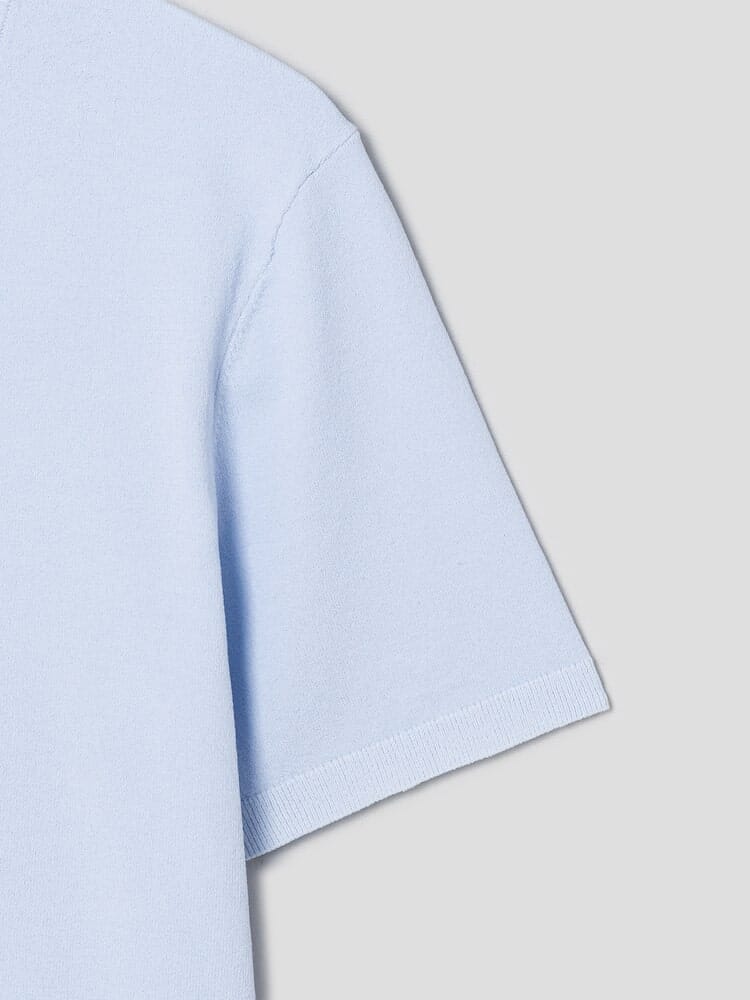 The Garment // Madison Knit Tee / Light Blue Womens The Garment 