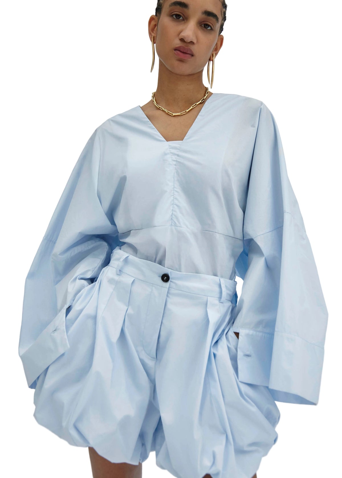 The Latest // Dafne Short / Light Blue Womens The Latest 