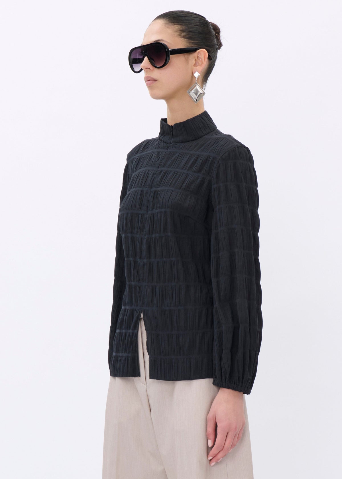 The Latest // Dalila Blouse / Black Womens The Latest 