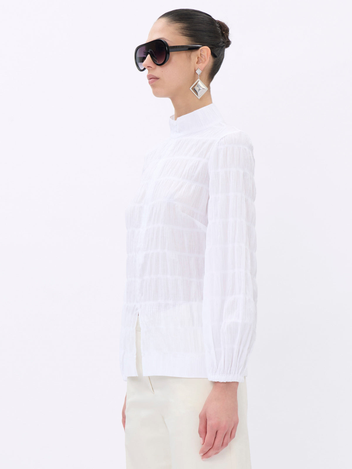 The Latest // Dalila Blouse / White Womens The Latest 