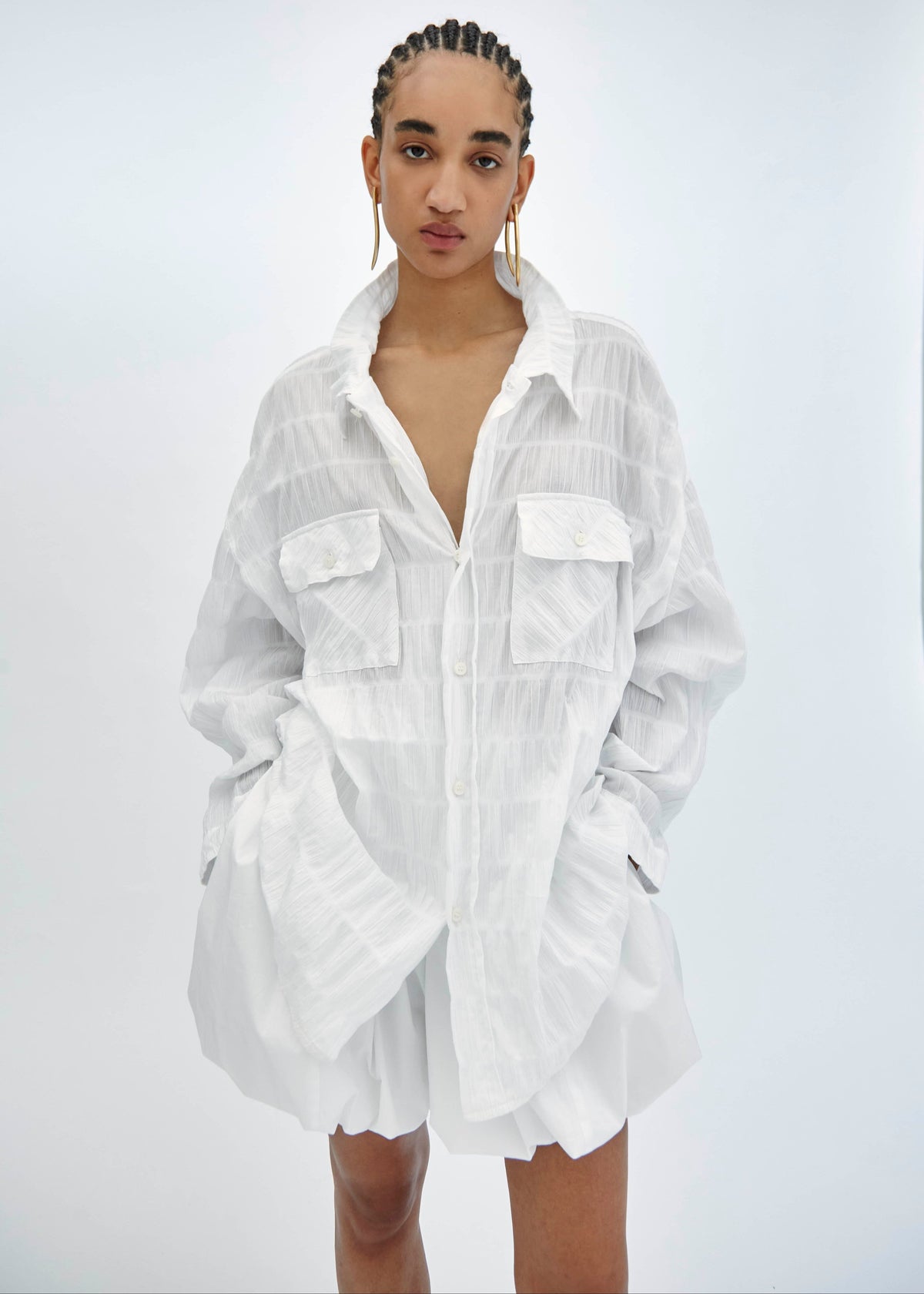 The Latest // Daria Shirt / White Womens The Latest 