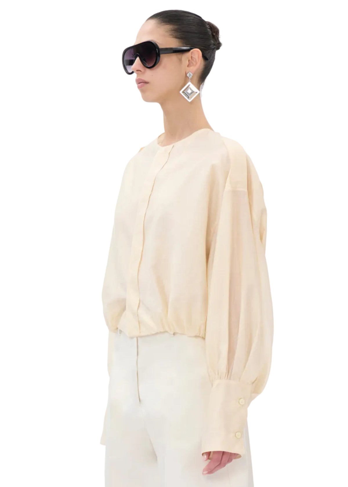 The Latest // Diana Blouse / Light Yellow Womens The Latest 