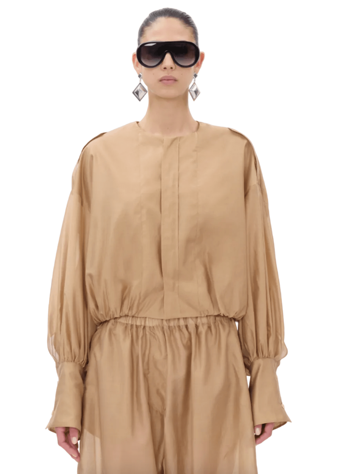 The Latest // Diana Shirt / Nude Womens The Latest 