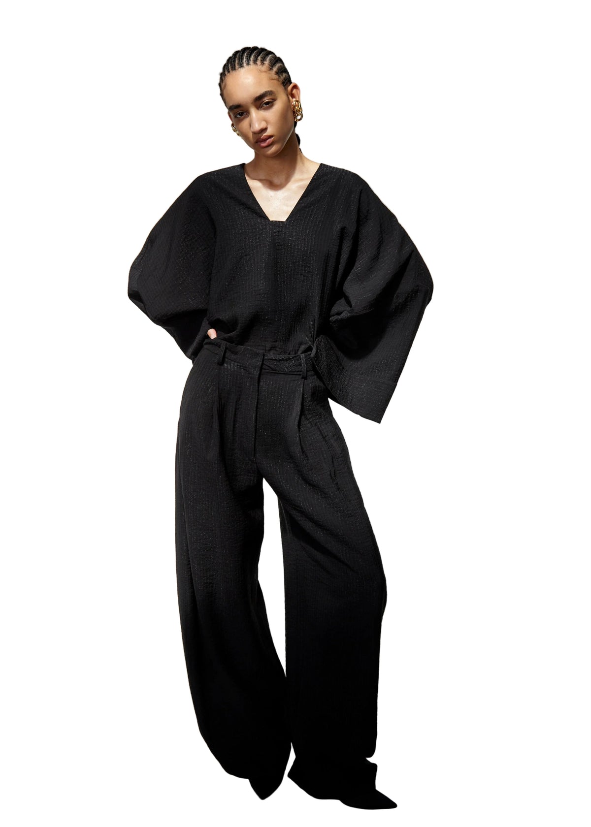 The Latest // Drew Jumpsuit / Black Womens The Latest 