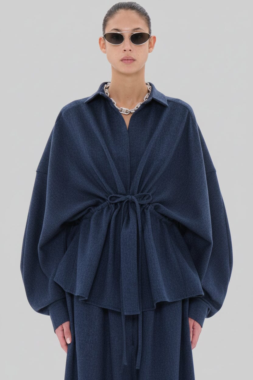 The Latest // E Dalida Blouse / Night Blue Womens The Latest 