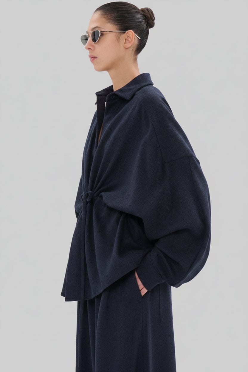 The Latest // E Dalida Blouse / Night Blue Womens The Latest 
