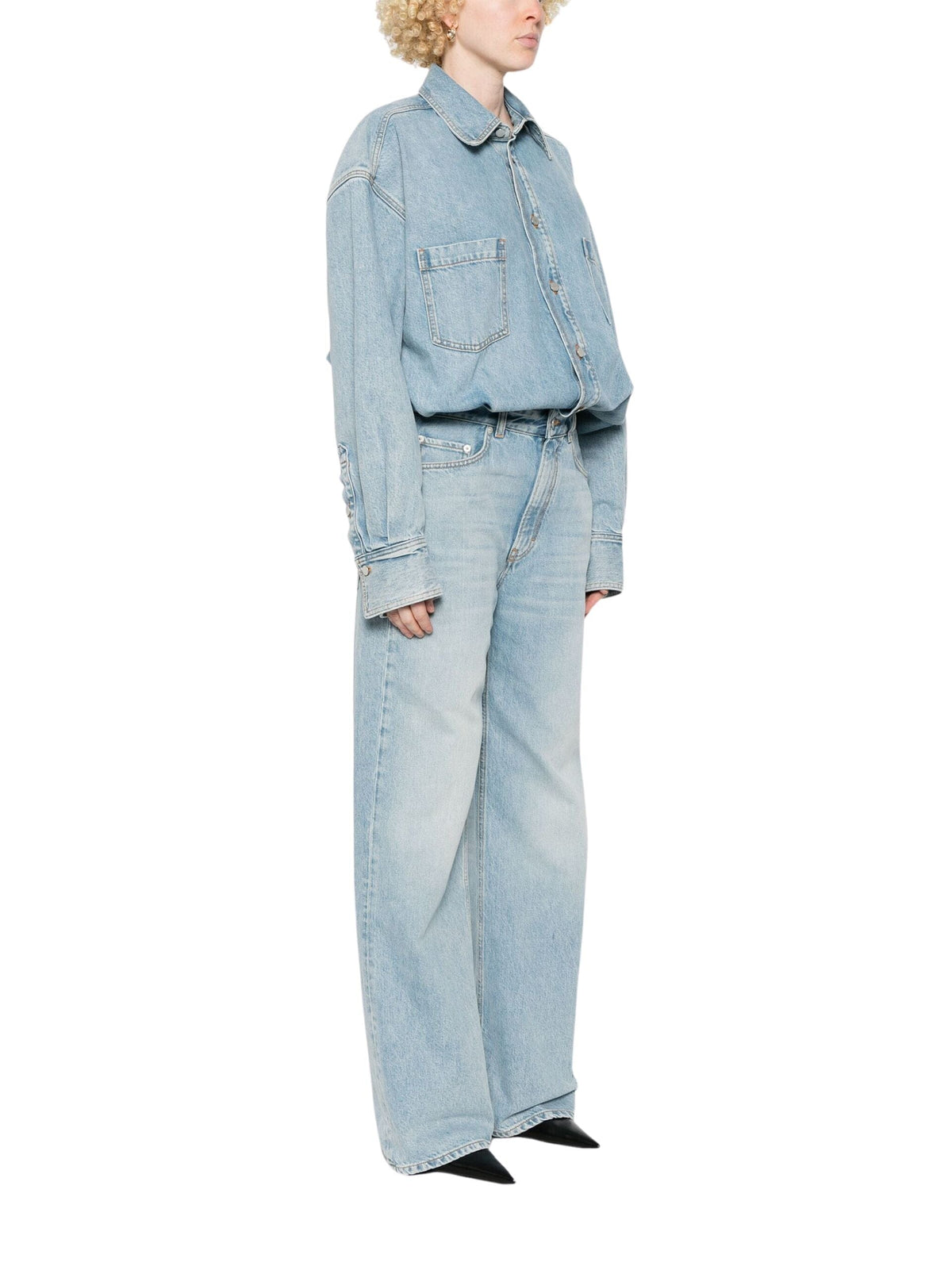 Tilda Jumpsuit / Blue Aqua Womens Haikure 