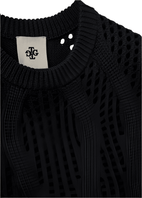 Tomorrow Knit Tee / Black Womens The Garment 