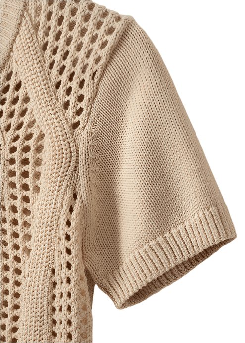 Tomorrow Knit Tee / Bone Womens The Garment 
