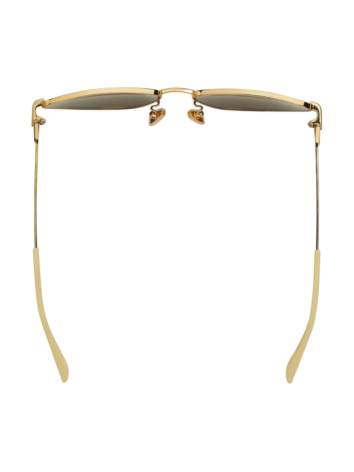 Turn Cat-Eye Sunglasses / Gold &amp; Brown Womens Bottega Veneta 