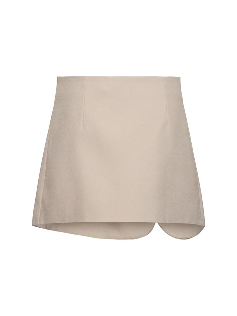 Woven Tailored Mini Skirt / Beige Womens Coperni 