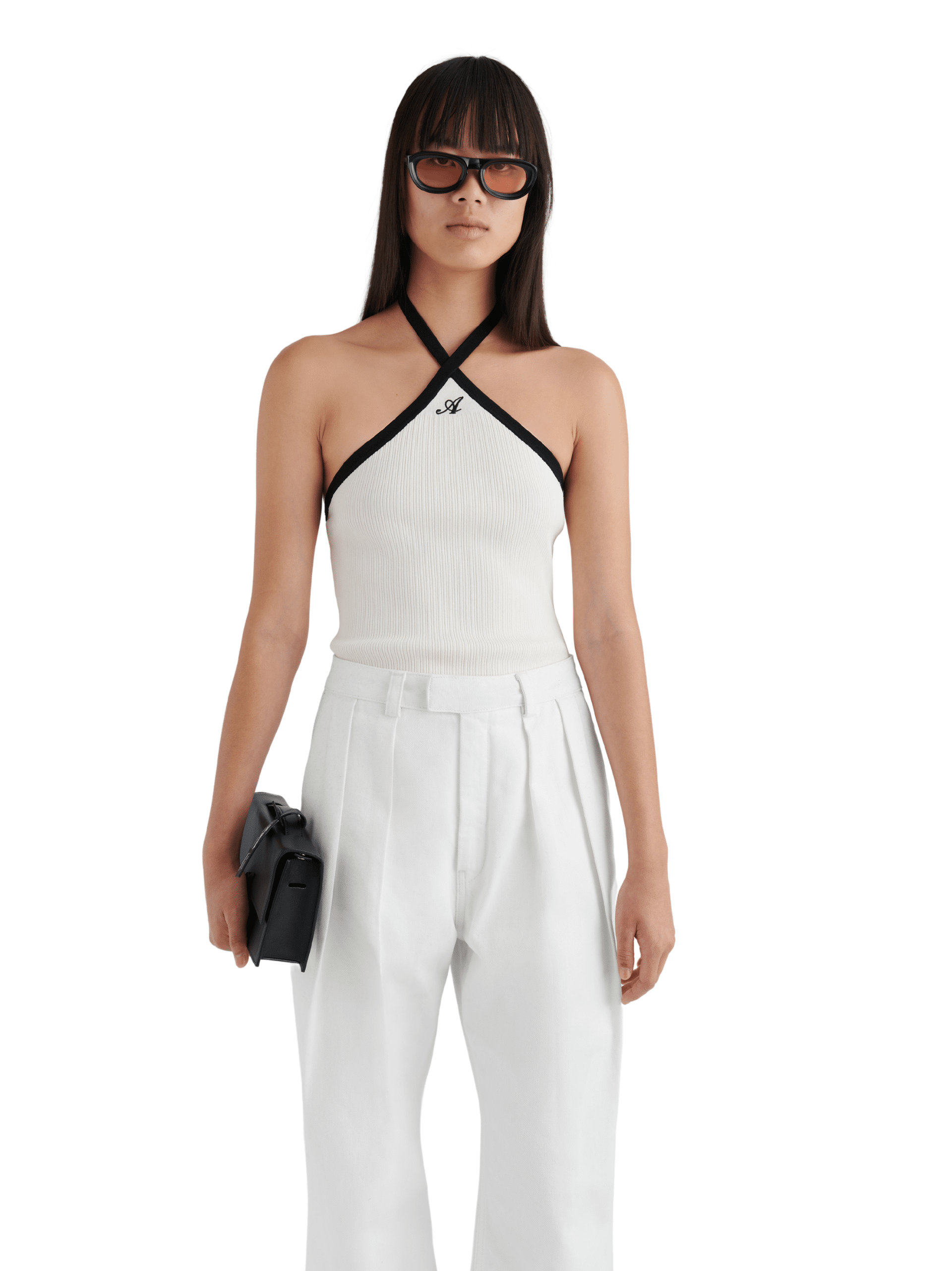 Ada Bareback Top / Ecru Womens Axel Arigato 