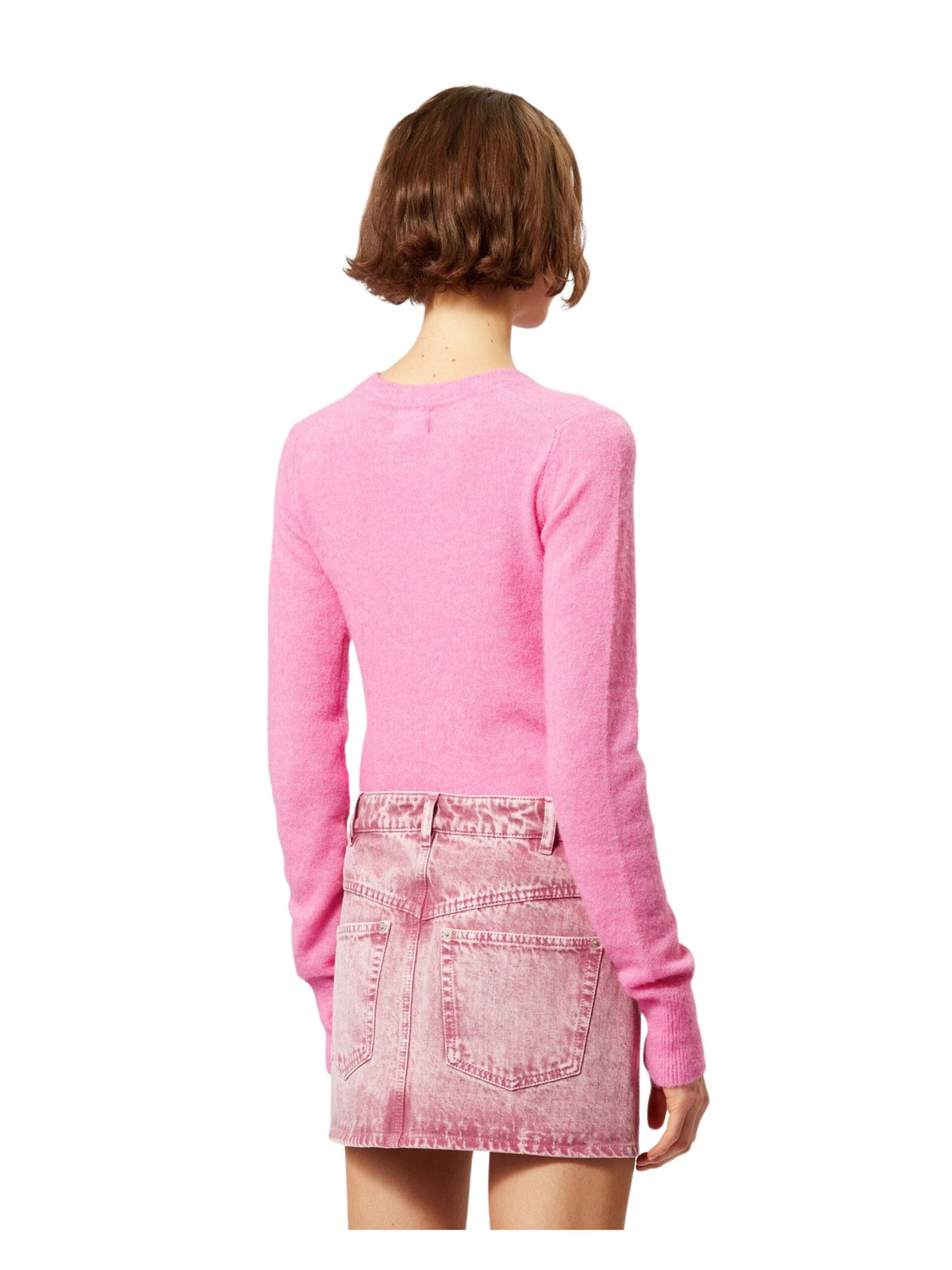 Ania Pullover / Fluo Pink Womens Isabel Marant Étoile 