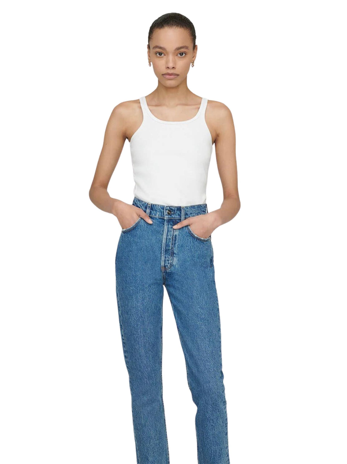April Tank / White Womens Anine Bing 