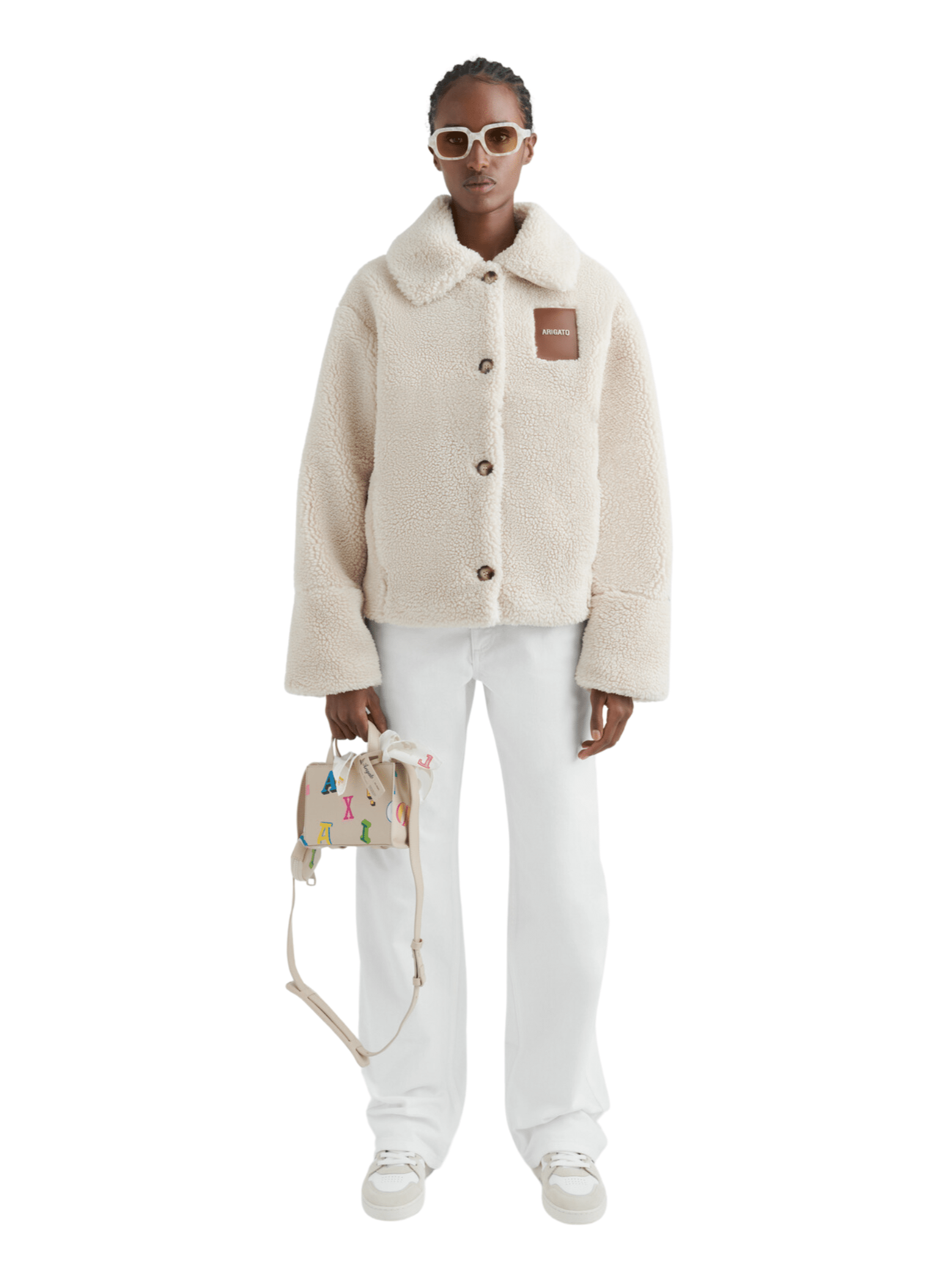 Ava Jacket / Pale Beige Womens Axel Arigato 