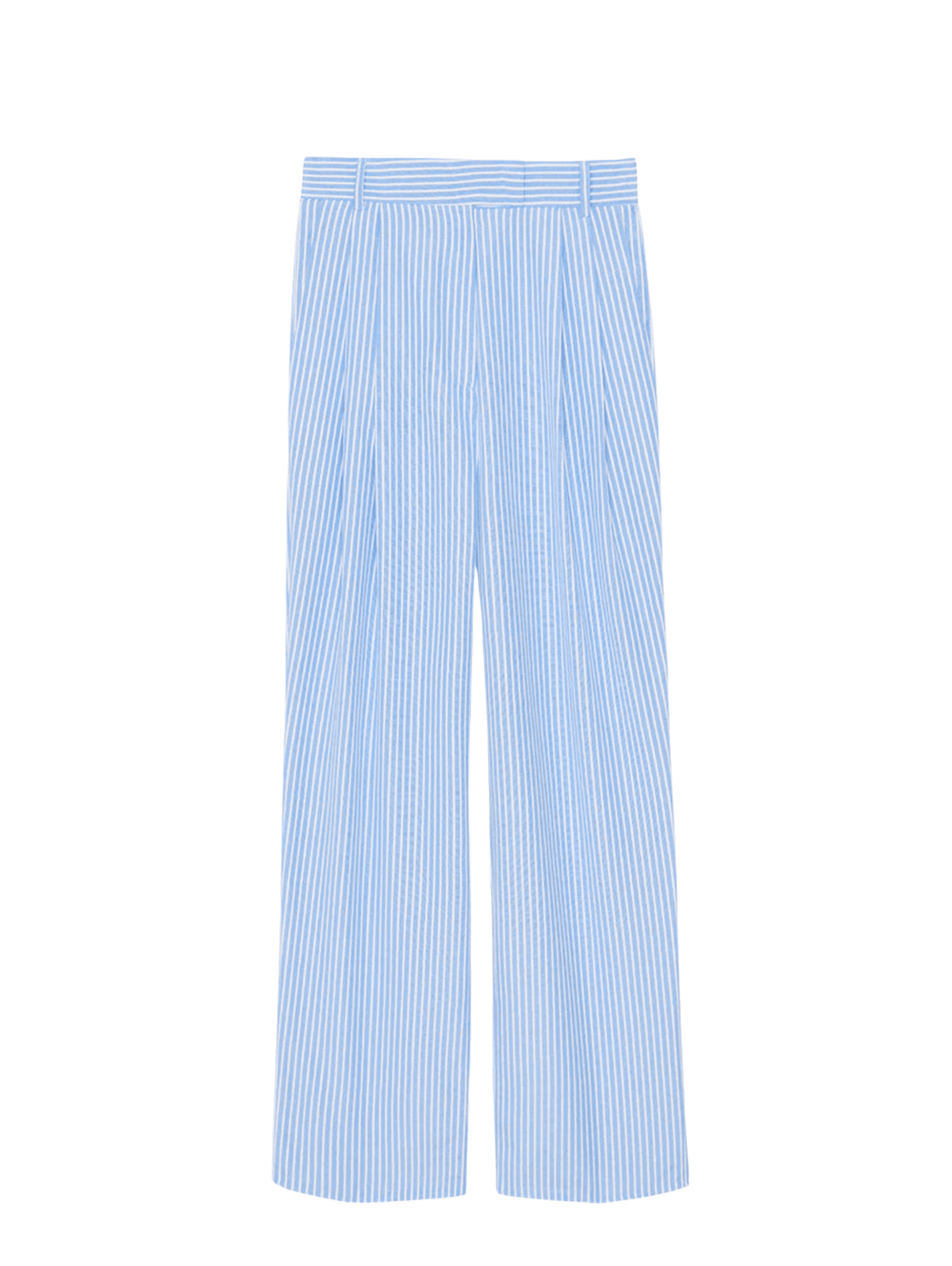 Bea Stripe Suit Pants / Light Blue &amp; White Archive Frankie Shop 