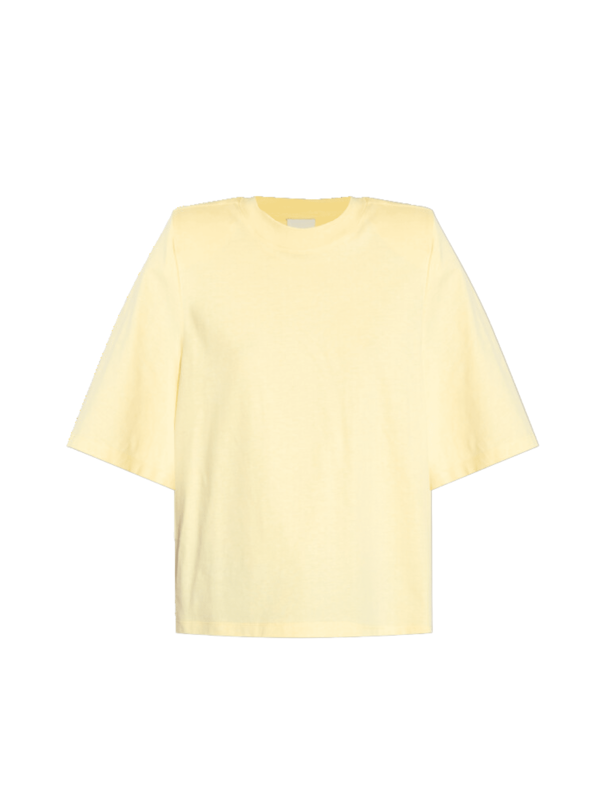 Pastel yellow t clearance shirt