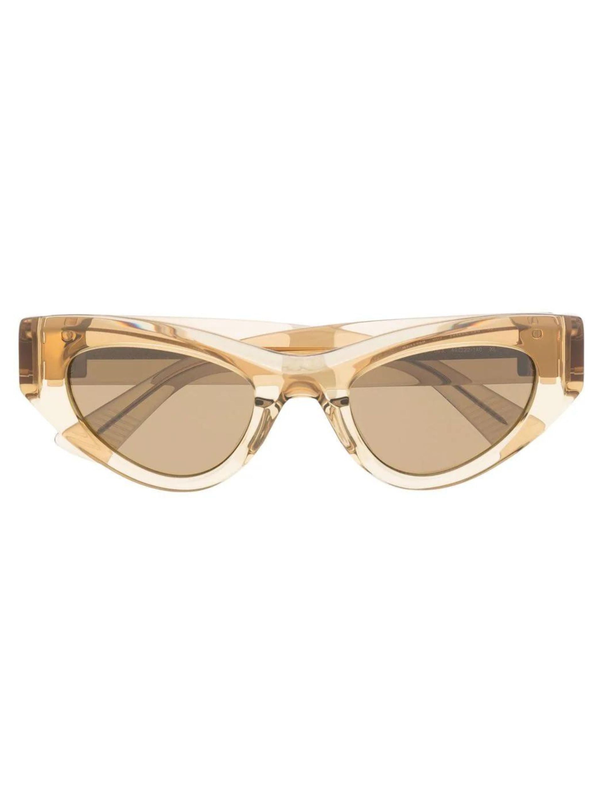 Turn Cat Eye Sunglasses in Brown - Bottega Veneta