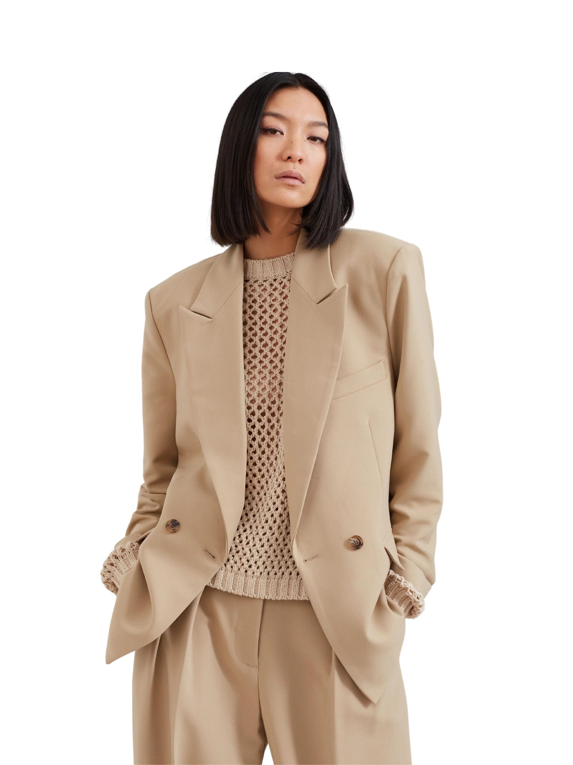 Corrin Blazer / Beige Womens Frankie Shop 