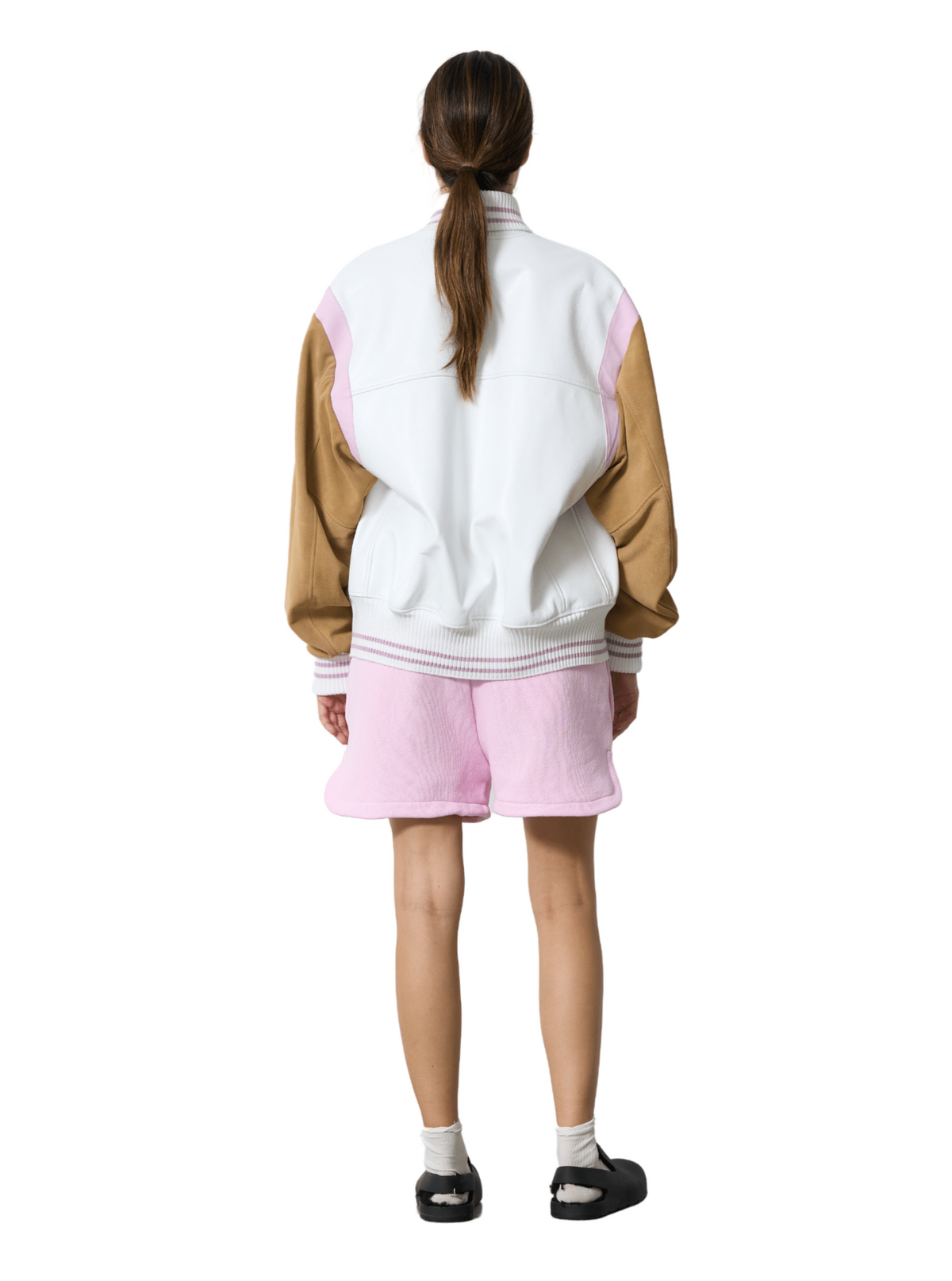 Cotton Cashmere Shorts / Pink Womens HALFBOY 