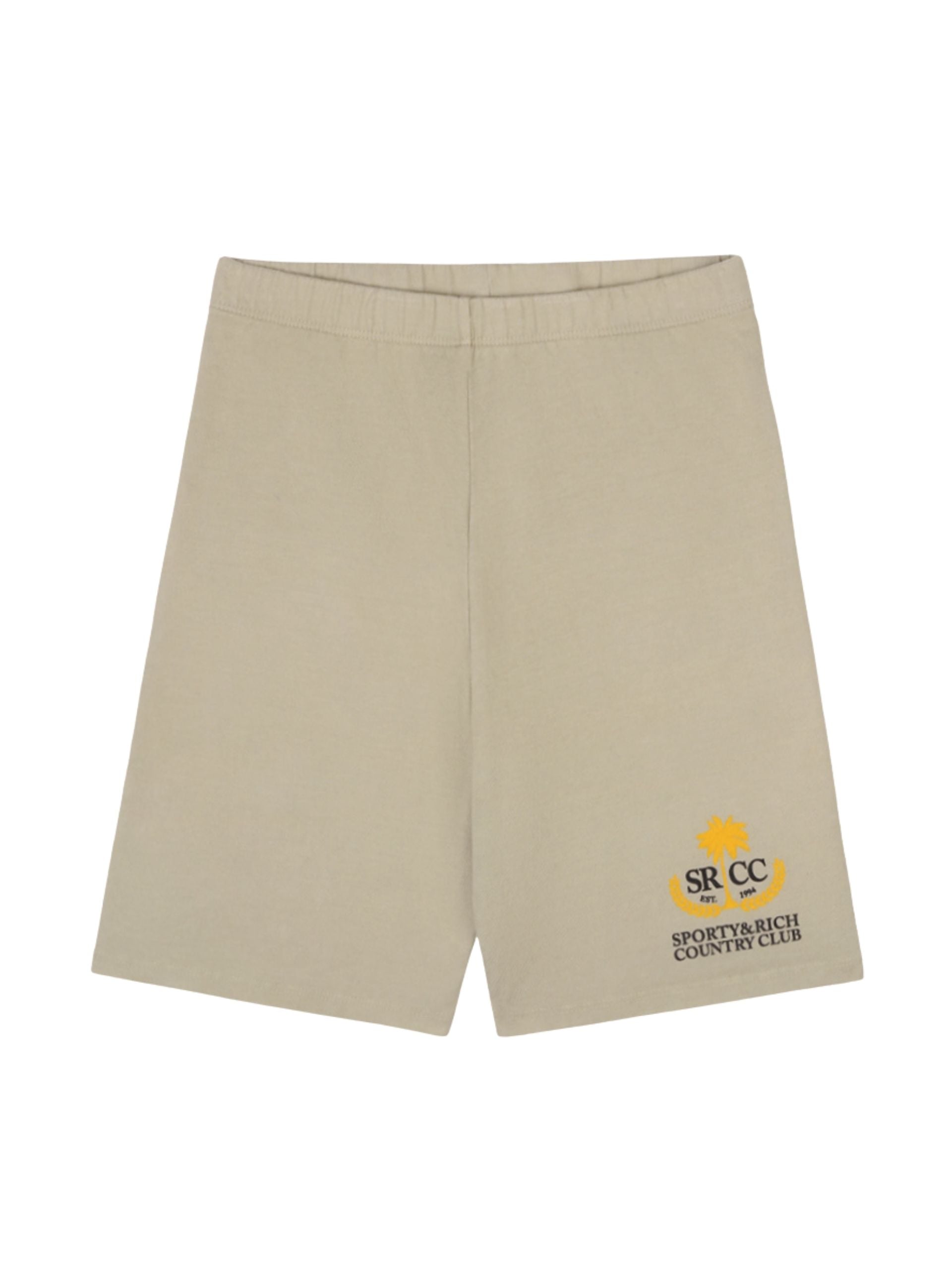 Country Club Biker Shorts / Elephant Womens Sporty & Rich 