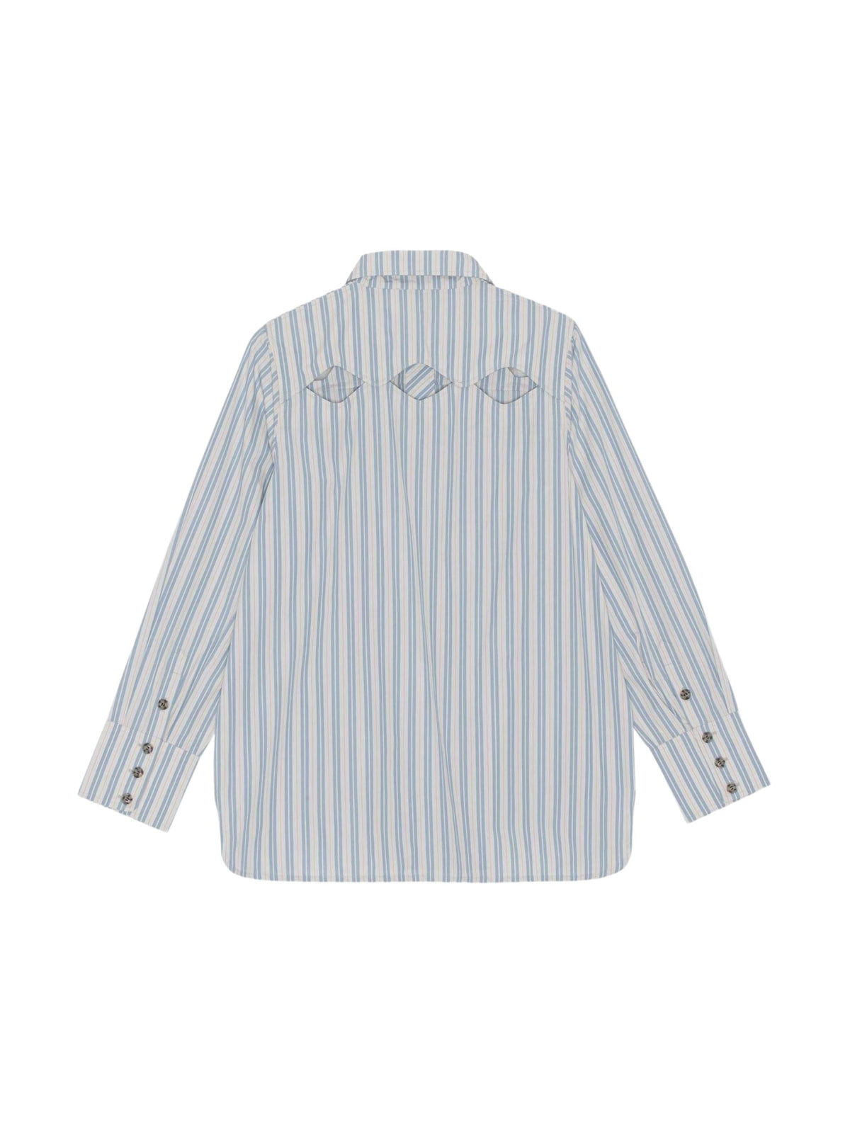 Cutout Shirt / Forever Blue Womens GANNI 