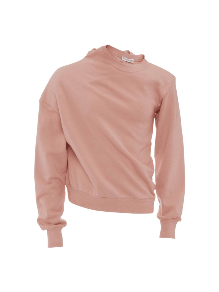 Double Neckline Twisted Sweatshirt / Pink - Seletti Concept