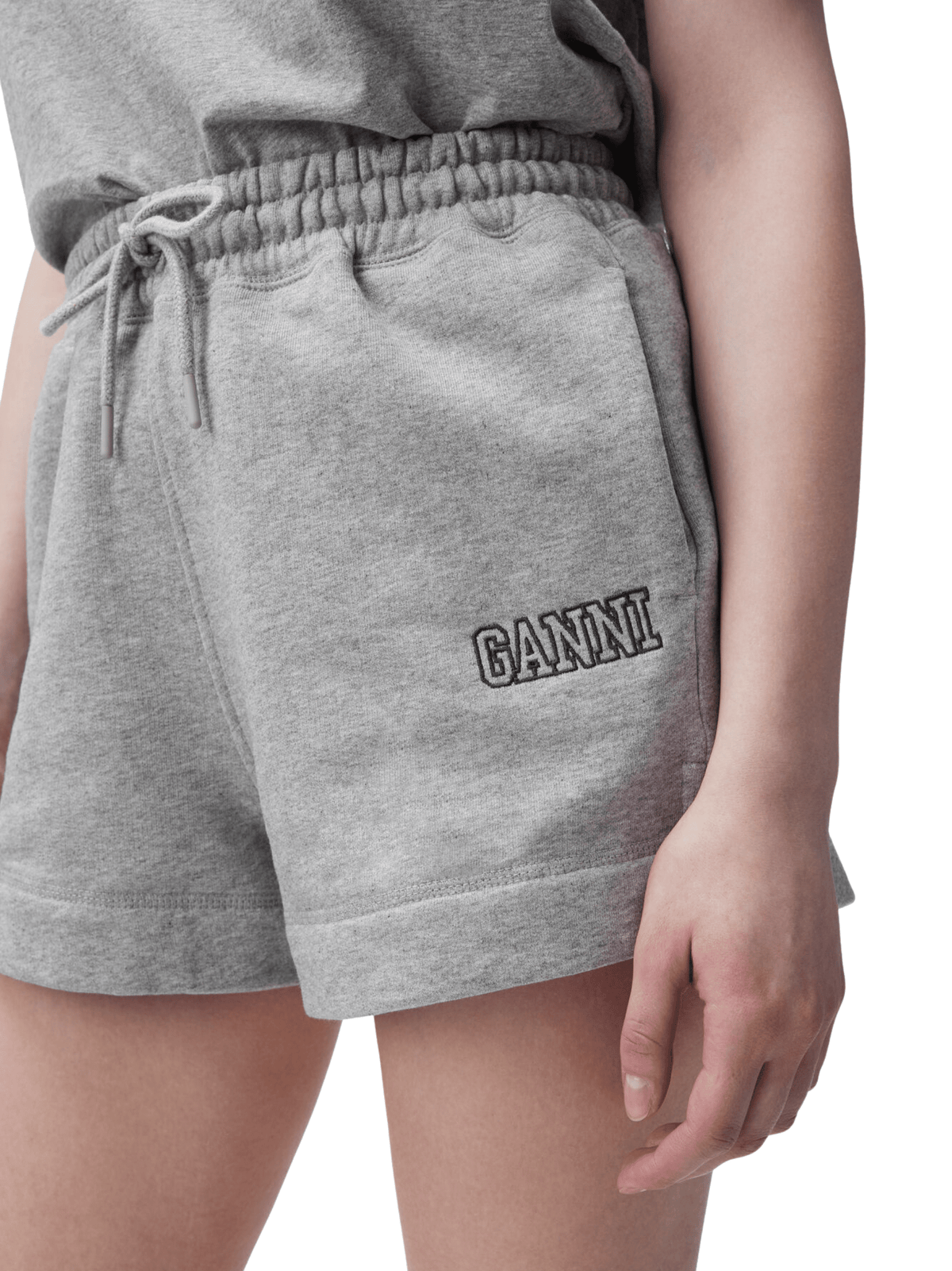 Drawstring Shorts / Paloma Melange Womens GANNI 