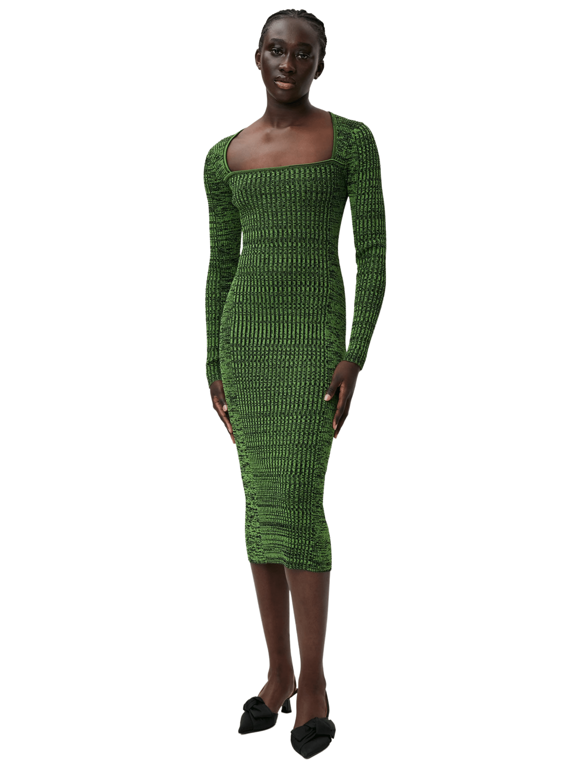 Dress / Kelly Green Womens GANNI 