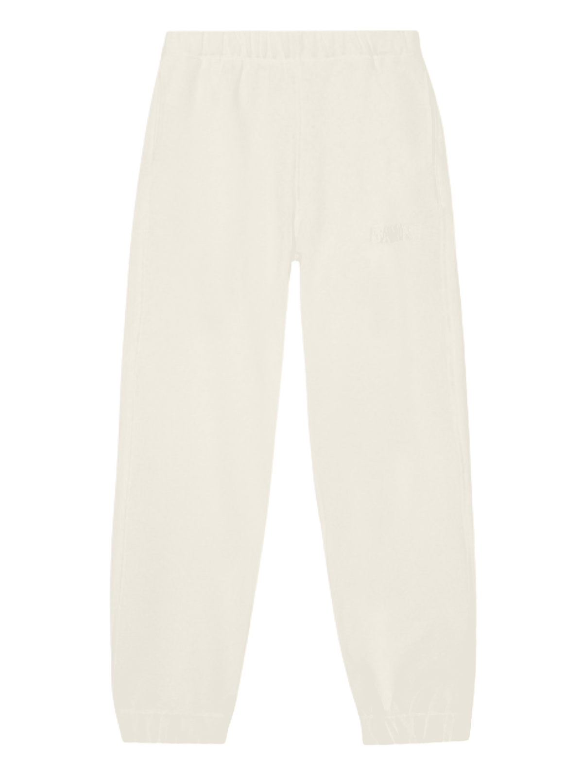 Elasticated Pants / Egret Womens GANNI 